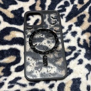 Mystic Bat Design Phone Case - Black & Gray